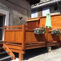 Terrasse avec garde corps